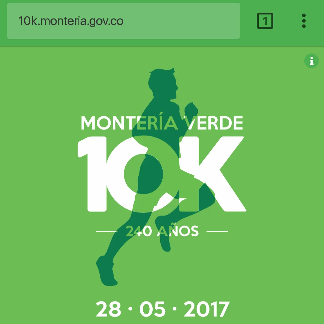 Screenshot of Monteria Verde 10K platform